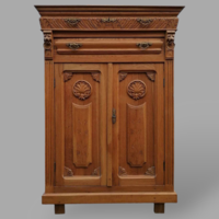 Neo-Renaissance high chest of drawers, cupboard