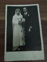 Wedding photo, size: 13.5 cm x 8.5 cm, from 1941