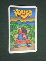 Card calendar, 75-year-old Ibus travel agency, graphic artist, 1978, (4)