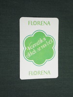Card calendar, florena cosmetic products from the ndk, graphic design, 1978, (4)
