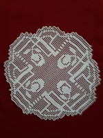 Crochet recipe tablecloth