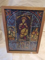 Wooden framed holy picture