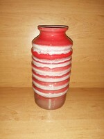 Industrial artist ceramic vase - 23 cm high (2/d)