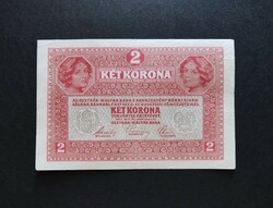2 Korona 1917, vf+, d.Ö. Overprinting