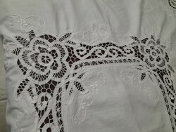 Lace white tablecloth