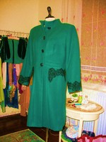 Green winter coat, brand new