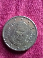 50 Euro cent Vatikáni Ferenc pápa 2014 forgalomból ,ritka darab