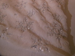 Bedspread - plush - fluffy - sequined - very soft - 190 x 160 cm - German - brand new