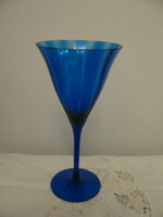 Special - bell-shaped blue wine and champagne glasses, 6 in original packaging