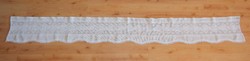 Crochet drapery; 260 cm long