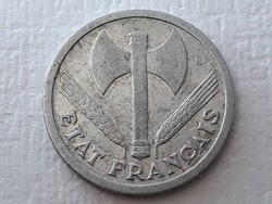 2 Francs 1943 érme - 2 Francia frank Travail Famille Patrie Etat Francais 1943 külföldi pénzérme