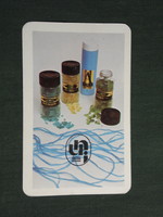 Card calendar, universal AD , Szeged, Adriatic bath salt, 1979, (4)