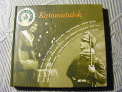 Katonadalok  verseskötet CD melléklettel - összeállította  Cseh Tamás és Péterdi  Péter