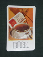 Kártyanaptár, COMPACK csomagoló vállalat, Aranykanna Tea , 1978,   (4)