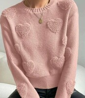 Nice pale pink soft warm sweater size M just bought. Cheap sale!