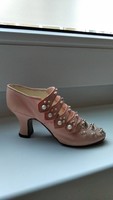 Miniatűr cipő, jelzett, gyűjteményi darab {E11}