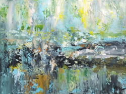 Discounted price! Anita Bishop original contemporary modern abstract painting