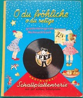 O du fröhliche o du selige - picture book in German with original Pestalozzi vinyl record