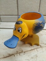 Ceramic duck-shaped planter for sale!