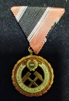 Miner's service medal - bronze