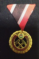 Miner Service Medal - Gold