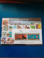Pápua Új Guinea postatiszta bélyegek (01)