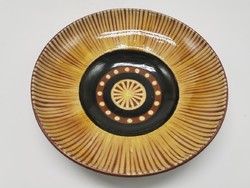 Bersódy agnes plate, wall plate, marked, 26 cm, retro ceramic