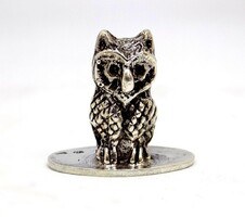 Silver owl miniature figure (zal-ag119431)