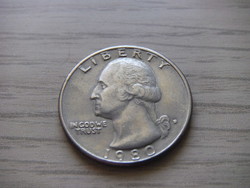 1/4 Dollar 1980 usa