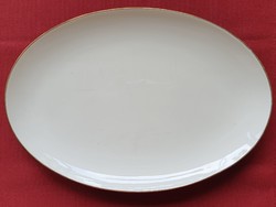 Alka-kunst alboth & kaiser bavaria german porcelain serving platter plate with golden edge