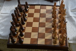 Hand carved chess set