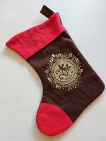 Kandalló zokni karácsonyi mikulás csizma