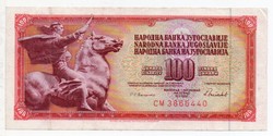 Jugoszlávia 100 jugoszláv Dinár, 1986, szép