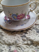 Morning hollohazi tea cup with plate