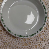 Alföldi zöld magyaros mintás zóna tányér,porcelán mély, főzelékes tányér