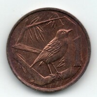 Kajmán szigetek 1 cent, 1972, aUNC