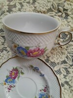 Morning hollohazi tea cup with plate
