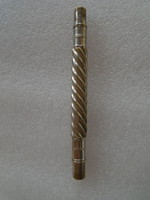 Antique metal pencil, a small curio, folded size 10.5 cm