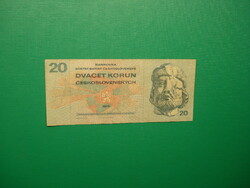 Csehszlovákia 20 korona 1970