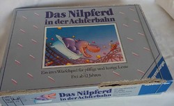 Das nilpferd in der achterbahn, vintage, erstauflage 1988, neu in folie!