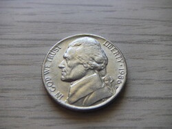 5 Cent 1986  ( P )    USA