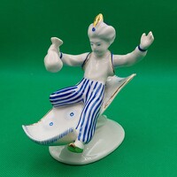 Veress Miklós Hollóházi  Aladin a repülő szőnyegen figura