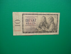 Csehszlovákia 10 korona 1960  KI