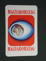 Card calendar, Hungary daily newspaper, newspaper, magazine, graphic, 1980, (4)