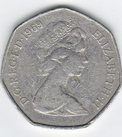 United Kingdom 50 pence /new/ 1969 g