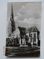 Old postcard: Bátaszék, r.K. Temple (1964)