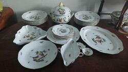 Herend 6-person Rothschild patterned dinnerware set, 25 pieces, new, never used!!