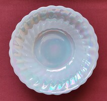 Anchor Hocking amerikai irrizáló gyöngyház hatású amerikai üveg tálka tál tányér kínáló USA