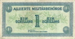 1 schilling 1944 Militarbehörde Ausztria 1.