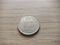 100.000  Líra 2002  Törökország ( Török Font )